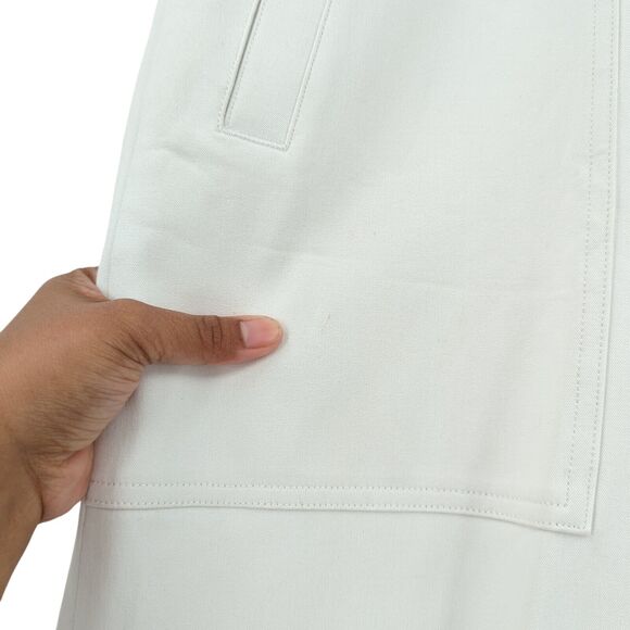 Spanx Women 2x Plus On The Go Cropped Wide Leg Pants Classic White 20479R FLAWS - Picture 4 of 12